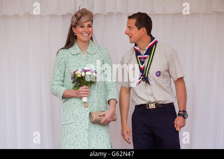 Revue nationale des scouts de la Reine Banque D'Images