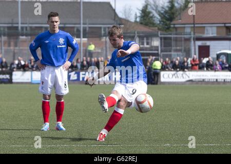 Soccer - IRN-BRU Division écossaise trois - East Stirlingshire v Rangers - Ochilview Park Banque D'Images