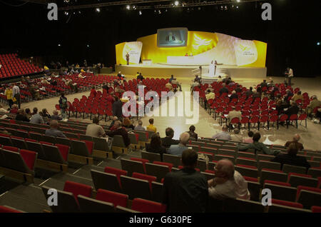 Un point de vue général de la conférence des libéraux démocrates à Brighton. Banque D'Images