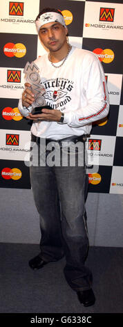 Sean Paul MOBO Awards Banque D'Images