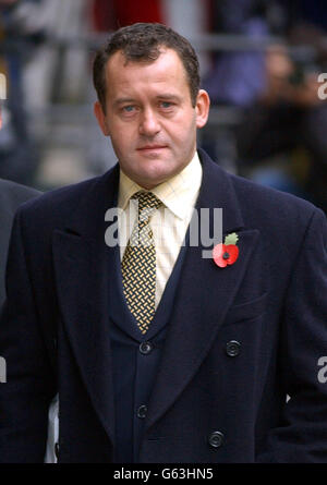 Paul Burrell cas vol Banque D'Images