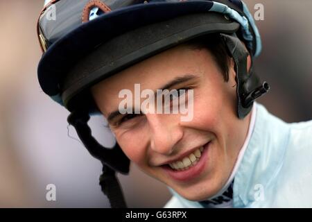 Les courses de chevaux - Portée & SIA Raceday Charité - Newbury Banque D'Images