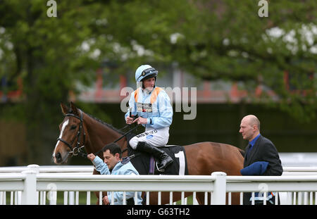 Course hippique - Scope & SIA Charity Raceday - Newbury.Les enjeux de l'essai lors de la course de la Charity Scope & SIA à Newbury.Champ de courses. Banque D'Images