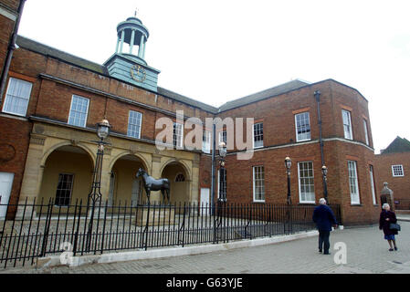 Le Jockey Club.Les bureaux du Jockey Club à High Street, Newmarket, Suffolk. Banque D'Images