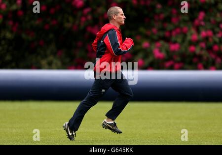 Rugby Union - Angleterre v barbares - France - Formation Le Pennyhill Park Banque D'Images