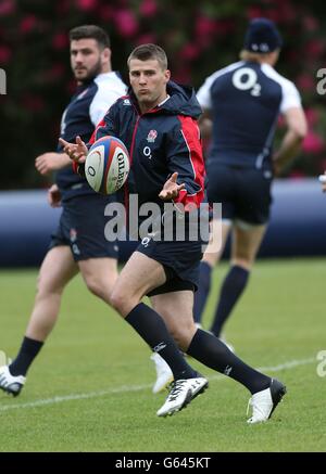 Rugby Union - Angleterre v barbares - France - Formation Le Pennyhill Park Banque D'Images