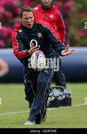 Rugby Union - Angleterre v barbares - France - Formation Le Pennyhill Park Banque D'Images