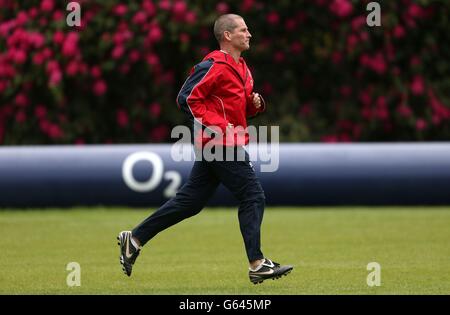 Rugby Union - Angleterre v barbares - France - Formation Le Pennyhill Park Banque D'Images