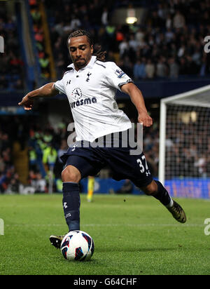 Soccer - Barclays Premier League - Chelsea / Tottenham Hotspur - Stamford Bridge. Benoit Assou-Ekotto, Tottenham Hotspur Banque D'Images