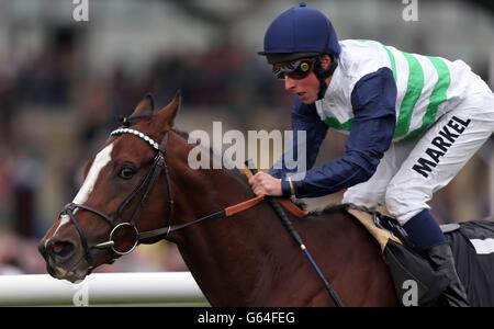Zanetto est monté par William Buick sur le chemin de la victoire dans les bathwick Tyres Carnarvon Stakes pendant le Scope & SIA Charity Raceday à Newbury. Champ de courses. APPUYEZ SUR PHOTO D'ASSOCIATION. Date de la photo: Vendredi 17 mai 2013. Voir PA Story RACING Newbury. Le crédit photo devrait se lire comme suit : David Davies/PA Wire Banque D'Images