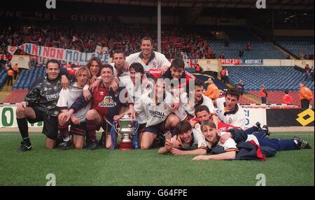 La finale de la Coupe anglo-italien, Port Vale v Gênes, le soccer. Banque D'Images