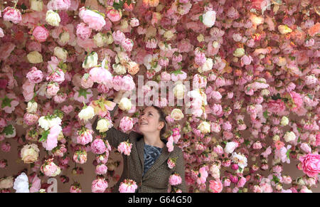 RHS Chelsea Flower Show préparatifs Banque D'Images