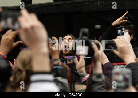 30 Seconds to Mars Concert Flash - Londres Banque D'Images