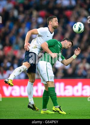 Football - match amical - Angleterre v République d'Irlande - Stade de Wembley Banque D'Images