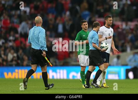 Football - match amical - Angleterre v République d'Irlande - Stade de Wembley Banque D'Images