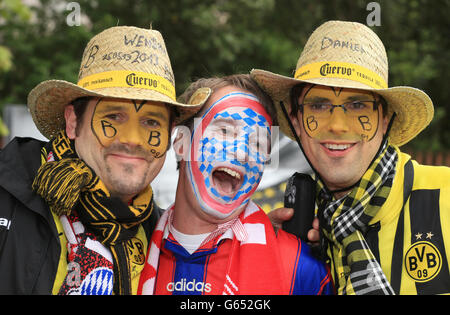 Football - Ligue des Champions - Final - v Borussia Dortmund Bayern Munich - Stade de Wembley Banque D'Images