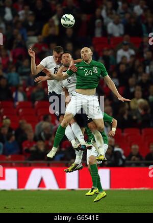 Football - match amical - Angleterre v République d'Irlande - Stade de Wembley Banque D'Images