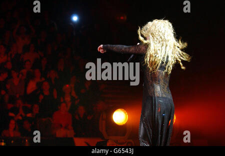 Shakira joue Wembley Arena Banque D'Images