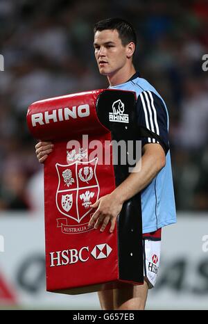 Rugby Union - 2013 British and Irish Lions Tour - Barbarians contre British and Irish Lions - Hong Kong Stadium. Johnny Sexton, Lions britanniques et irlandais Banque D'Images