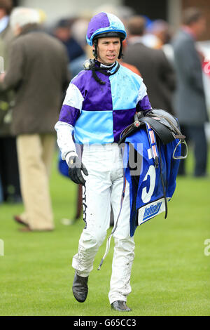 Courses hippiques - 2013 Dante Festival - Tattersalls Musidora Stakes Day - York Racecourse.Graham Lee, jockey Banque D'Images