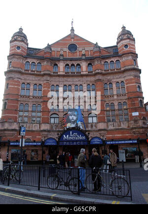 Vue générale du Palace Theatre, Londres. Vue générale du Palace Theatre, Londres. Banque D'Images