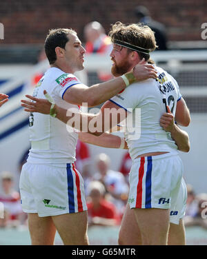 Ligue de Rugby - Super League - Wakefield Trinity Wildcats v Wigan Warriors - Les procureurs rapide Stadium Banque D'Images