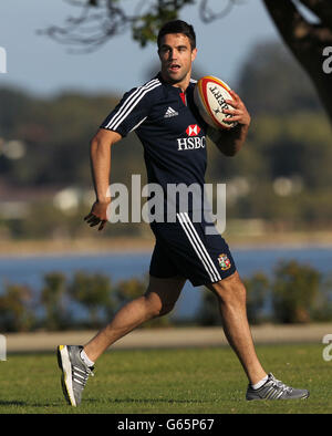 Rugby Union - 2013 British and Irish Lions Tour - session d'entraînement des Lions britanniques et irlandais - Langley Park.Conor Murray pendant la séance de formation à Langley Park, Perth, en Australie. Banque D'Images