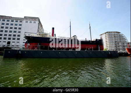 Visite royale au SS Robin Banque D'Images