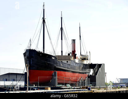 Visite royale au SS Robin Banque D'Images