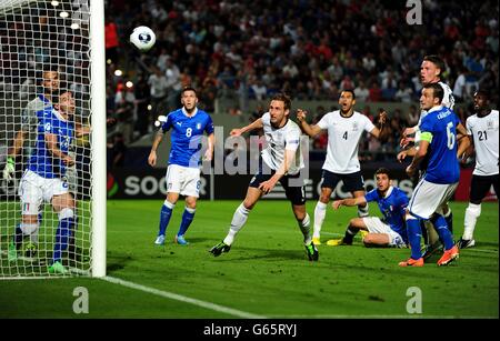 Craig Dawson, Angleterre, a atteint un but avant de le faire refuser plus tard Banque D'Images