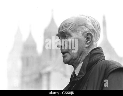 Politique - Sir Anthony Meyer - Westminster Banque D'Images