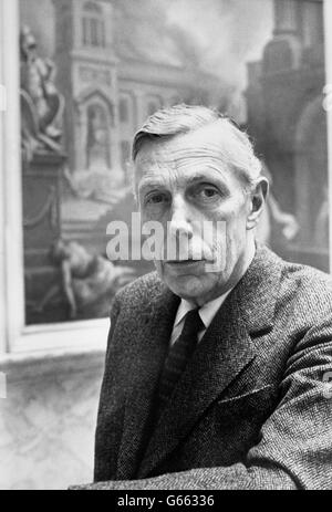 Le professeur Anthony Blunt, ancien arpenteur des photos de la Reine, a été photographié à l'Institut Courtauld en 1970.Il a été nommé à la Chambre des communes à l'occasion du scandale des espions de Burgess et Maclean. Banque D'Images