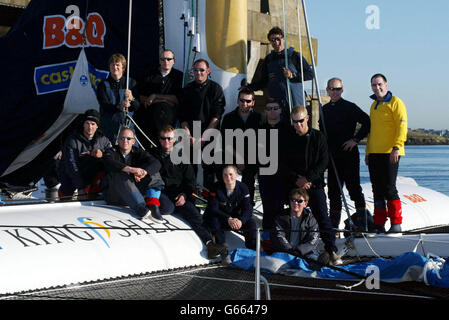 Ellen MacArthur - Défi Jules Verne Banque D'Images