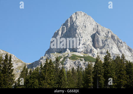 Mont Admonter Kalbling, 2196m, Admont, Styrie, Autriche, Europe Banque D'Images