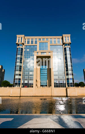 L'hôtel de région, siège de bureaux administratifs régionaux, Antigone complexe résidentiel, 1979 -1983 Banque D'Images