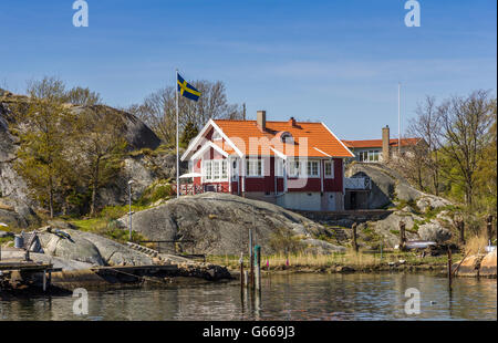 Magnifique archipel de Stockholm - Suède. Banque D'Images