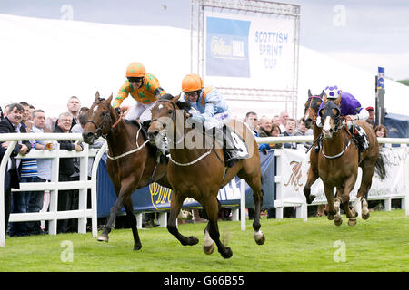 Les courses de chevaux - Musselburgh Banque D'Images