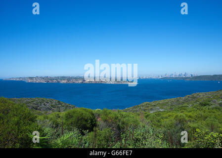 Tête du sud de North Head Harbour de Sydney , Australie Banque D'Images