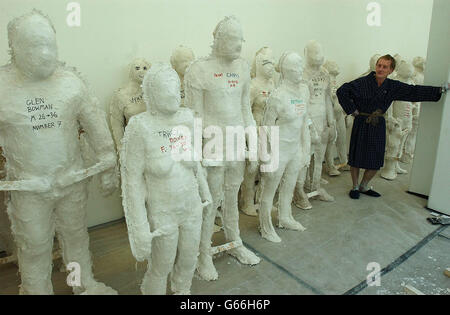 Antony Gormley - Champ de domaine Banque D'Images