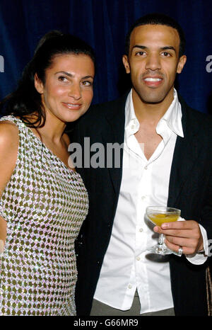 Craig David assiste à une fête au Old Billingsgate Fish Market, à Londres, à la suite du concert de Sir Elton John au Old Vic Theatre. Banque D'Images