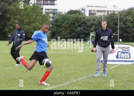 Sport - Football Pools StreetGames Fives - Londres Banque D'Images