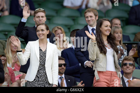 Tennis - 2013 de Wimbledon - Jour 6 - Le All England Lawn Tennis et croquet Club Banque D'Images