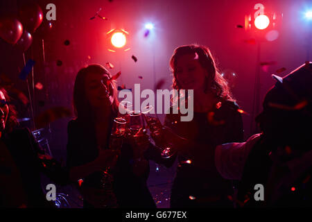 Nouvelle année en boite Banque D'Images