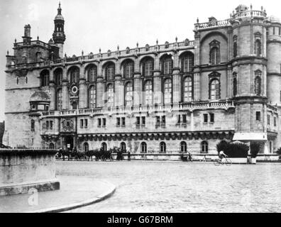 Le Château de Saint-Germain-en-Laye. Le Château de Saint-Germain-en-Laye. Banque D'Images