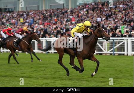 Les courses de chevaux - Le Royal Ascot 2013 - Jour deux - Ascot Racecourse Banque D'Images