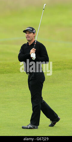 Padraig Harrington de la République d'Irlande pendant la première journée de l'Open d'Irlande au Carlton House Golf Club, Co. Kildare, République d'Irlande. Banque D'Images