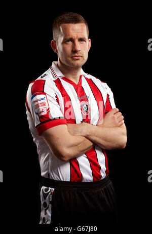 Football - npower football League One - Sheffield United Play Off Feature 2012/13 - complexe d'entraînement de Shirescliffe. Michael Doyle, Sheffield United Banque D'Images