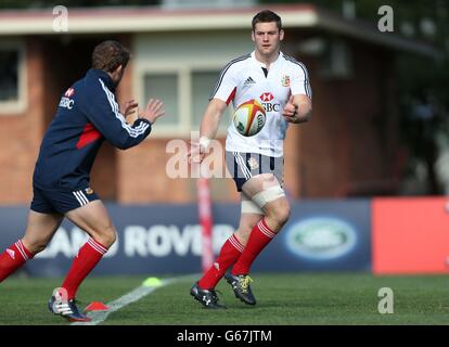 Rugby Union - 2013 British and Irish Lions Tour - session de formation des Lions britanniques et irlandais - Scotch College.DaN Lydiate des Lions britanniques et irlandais pendant la session d'entraînement, au Scotch College, Melbourne en Australie. Banque D'Images