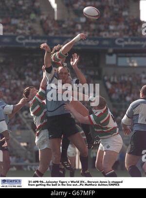 RUGBY UNION - le Sanyo Cup, Twickenham - Leicester Tigers v World XV Banque D'Images