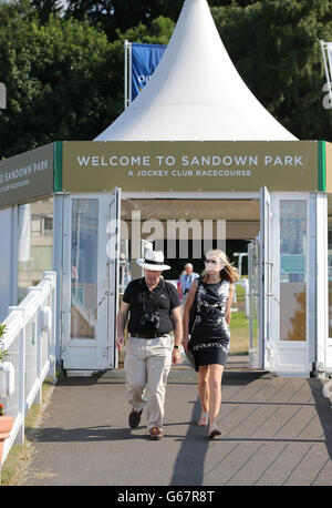 Horse Racing - Jour Coral-Eclipse - Sandown Park Banque D'Images